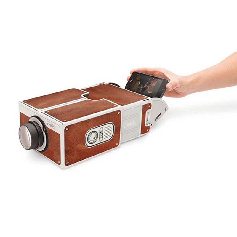 Mini Projector Portable - 3D проектор DIY, картонный мини-проектор для
