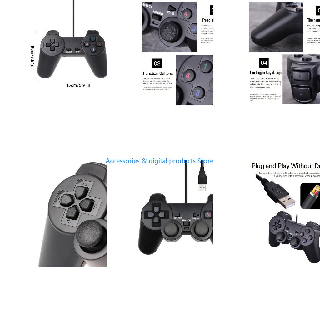 Retro Game Controller Usb - 77JD 2-плеерный аркадный контроллер USB-геймпад для
