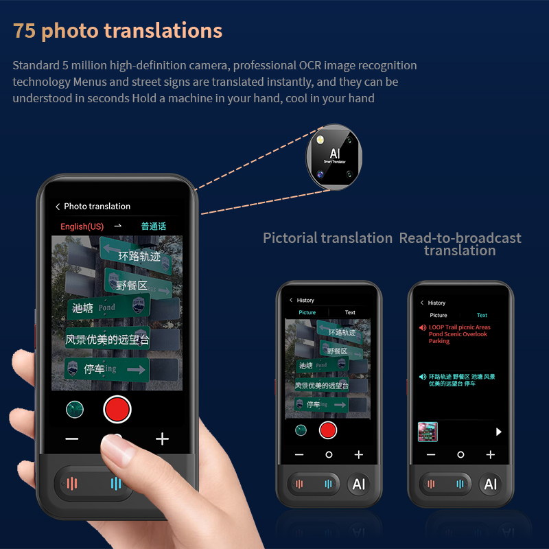 Z16 Портативный интеллектуальн – обзор и цена Portable Translator Device