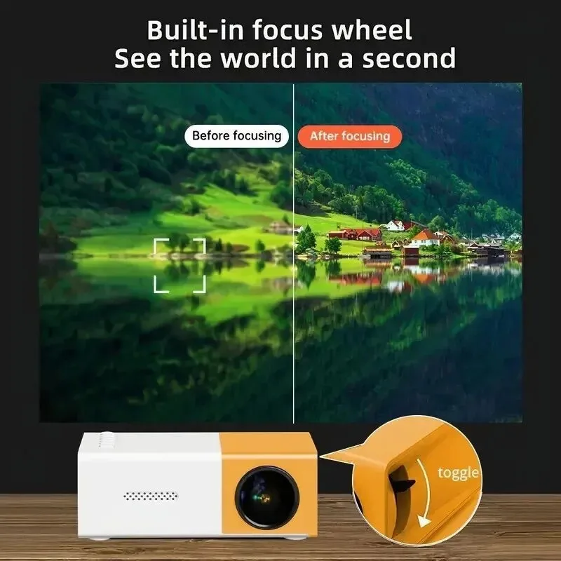 Портативный телевизионный прое – обзор и цена Mini Projector Portable