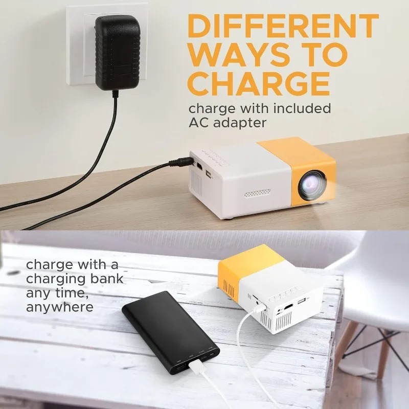 Портативный телевизионный прое – обзор и цена Mini Projector Portable