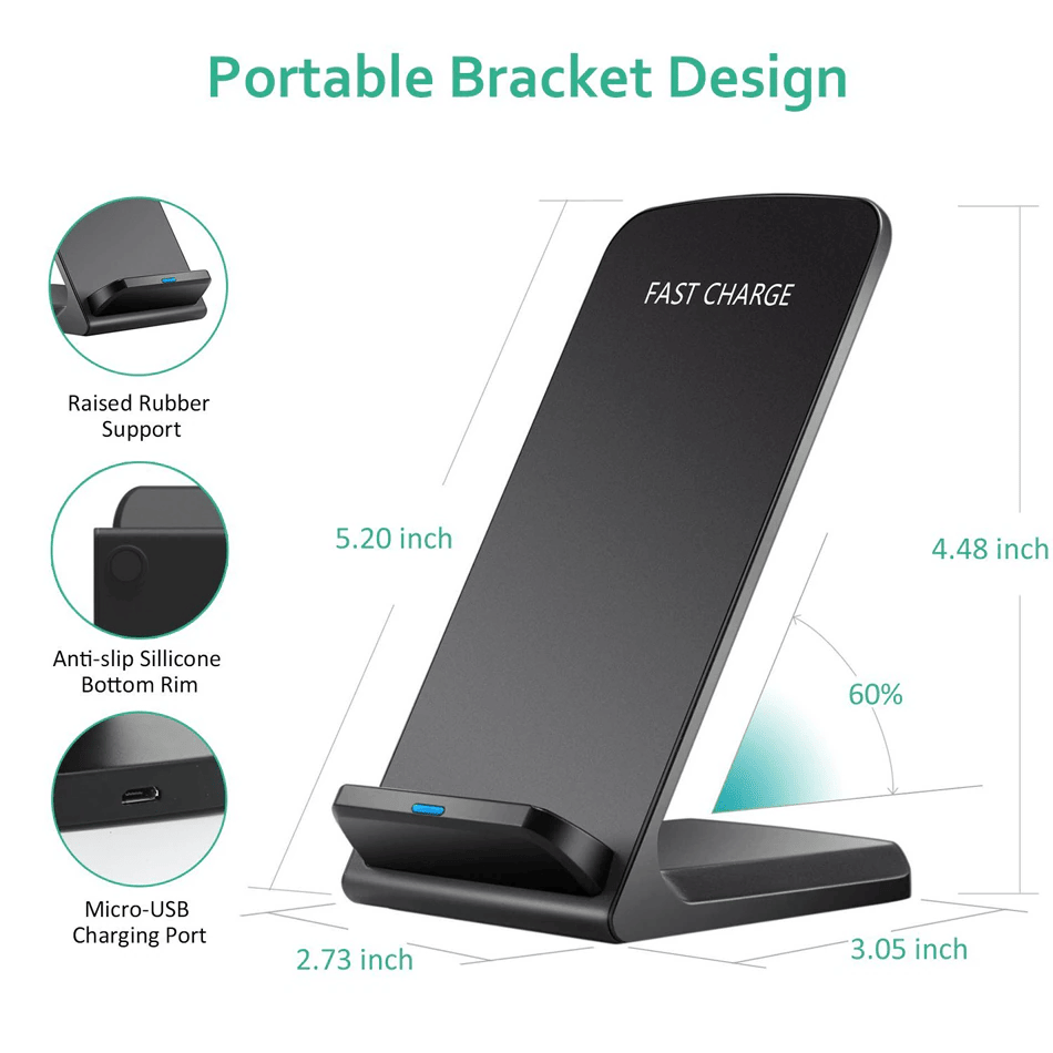 Беспроводное быстрое зарядное  – обзор и цена Wireless Phone Charger Pad