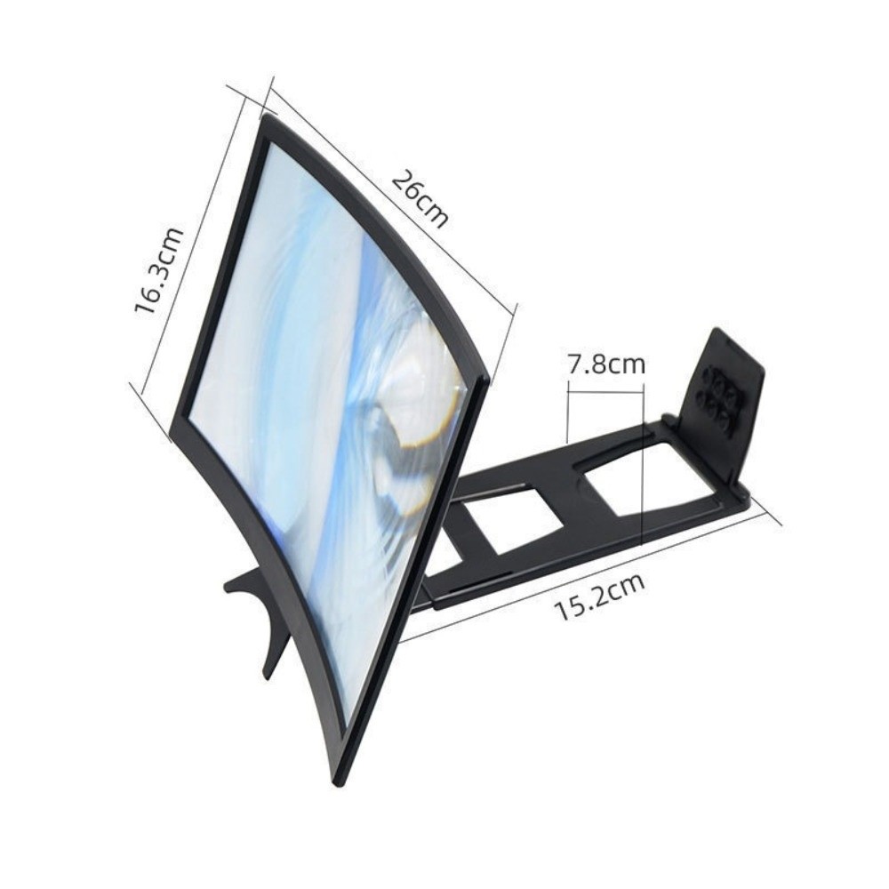 12-дюймовый 3D-увеличитель экр – обзор и цена Mini Projector Portable