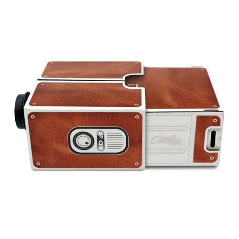 3D проектор DIY, картонный мин – обзор и цена Mini Projector Portable