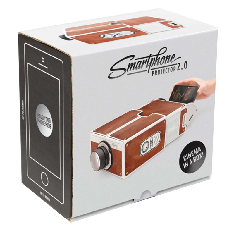 3D проектор DIY, картонный мин – обзор и цена Mini Projector Portable